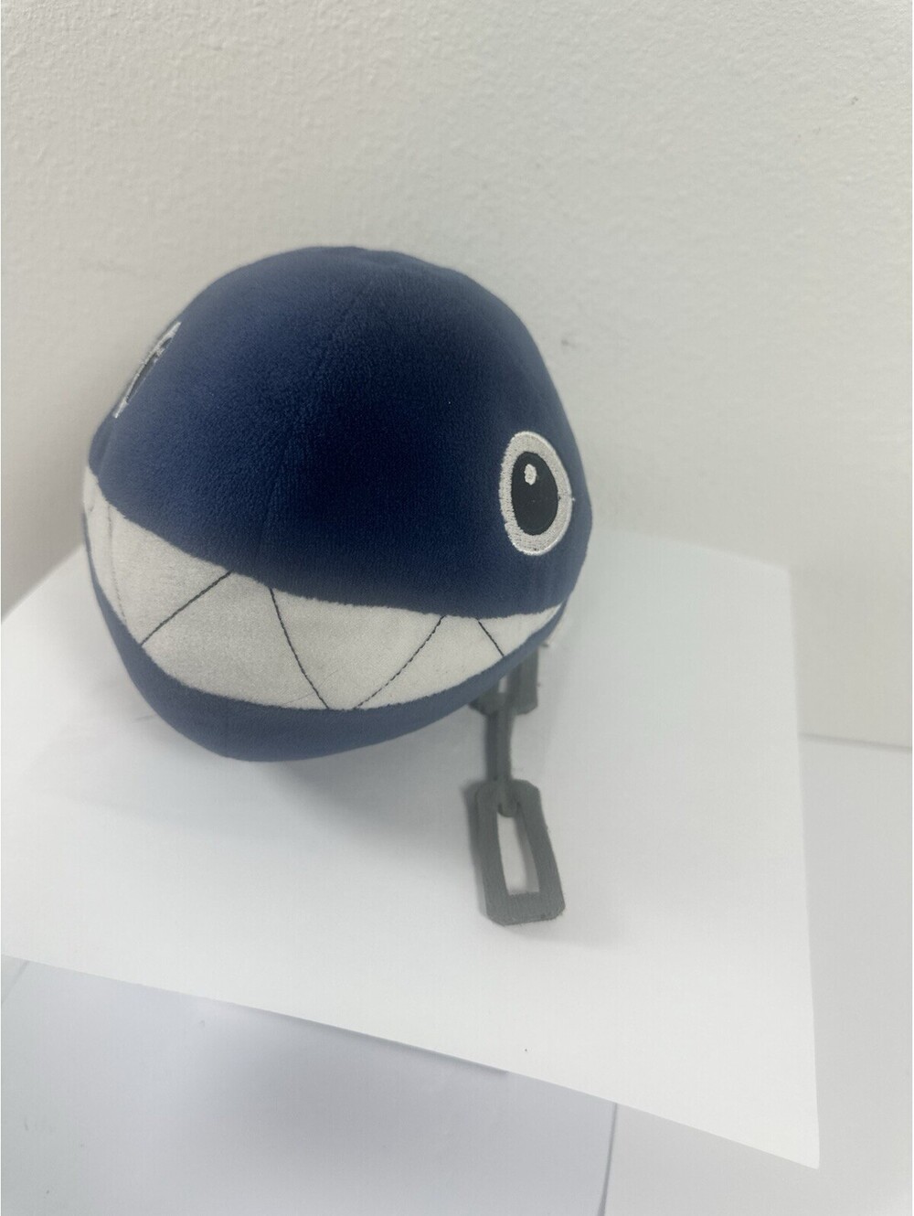 Super Mario Bros Chain Chomp Plush Nintendo 6” Plus Chain Blue